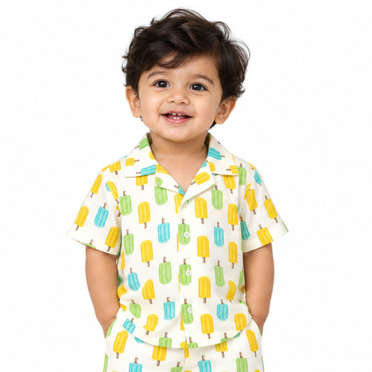Milou Boys S/S Printed Shirt - Milou - Care. The Swiss Way