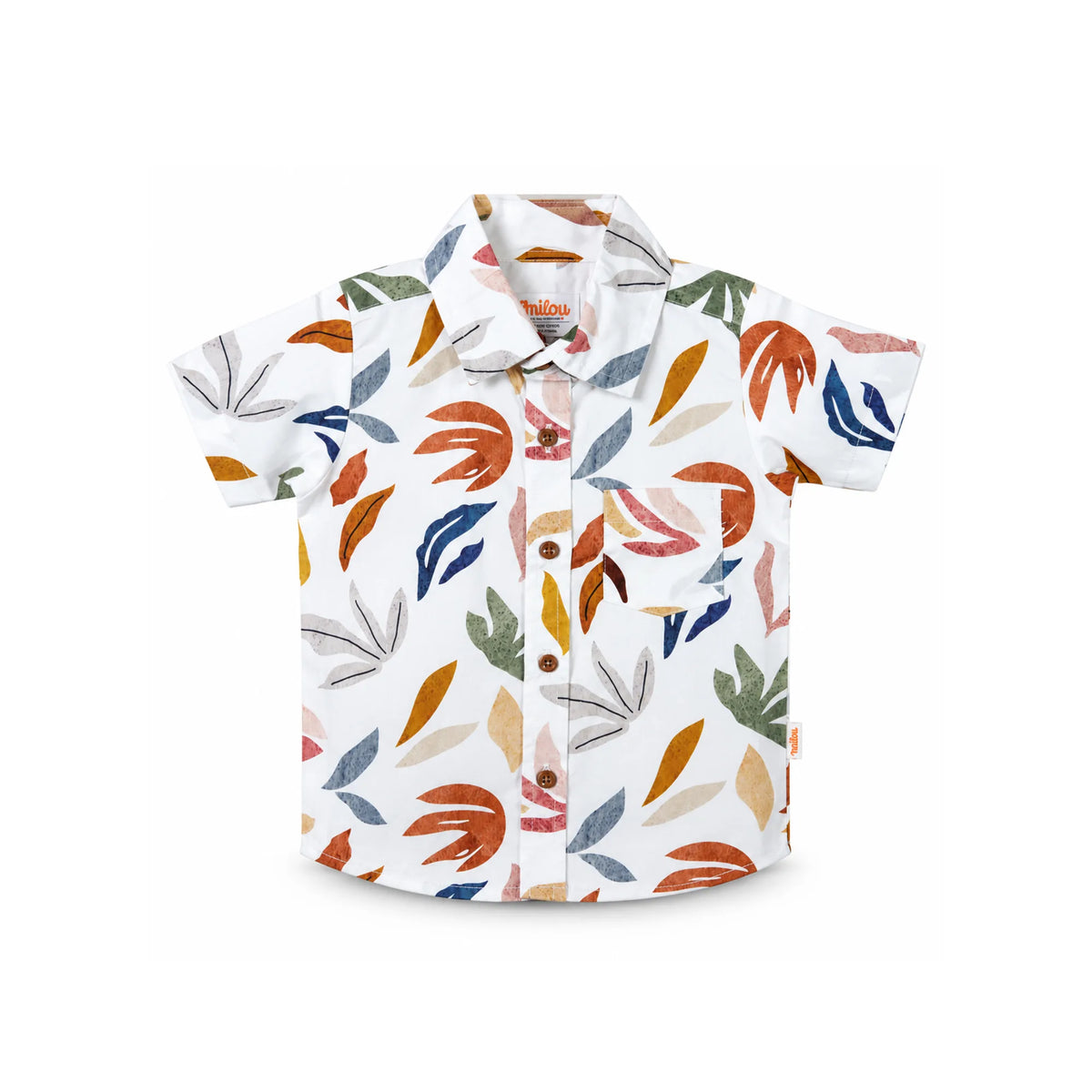 Milou Boys S/S Printed Shirt - Milou - Care. The Swiss Way Milou - Care. The Swiss Way