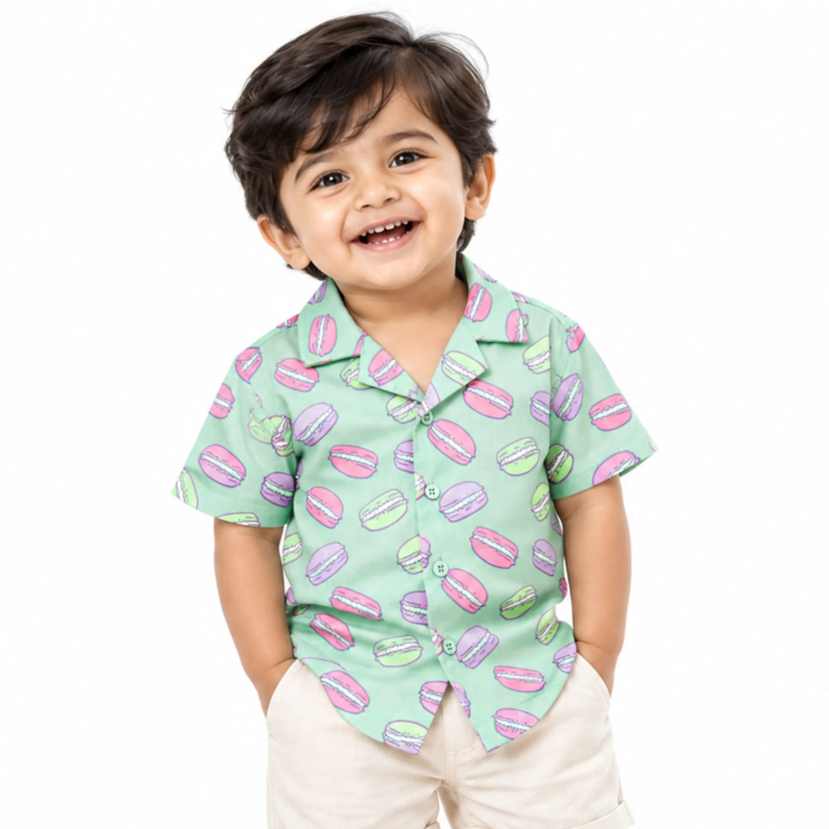 Milou Boys S/S Printed Shirt - Milou - Care. The Swiss Way Milou - Care. The Swiss Way