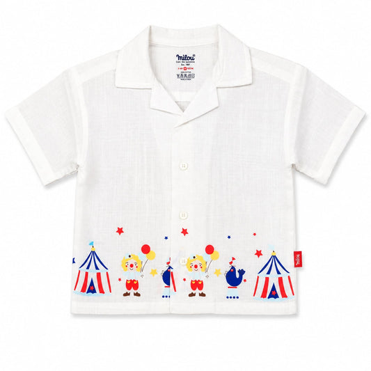 Milou Boys S/S Printed Shirt - Milou - Care. The Swiss Way