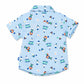Milou Boys S/S Printed Shirt with Bow - Milou - Care. The Swiss Way