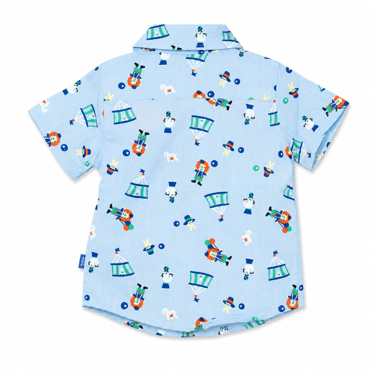 Milou Boys S/S Printed Shirt with Bow - Milou - Care. The Swiss Way