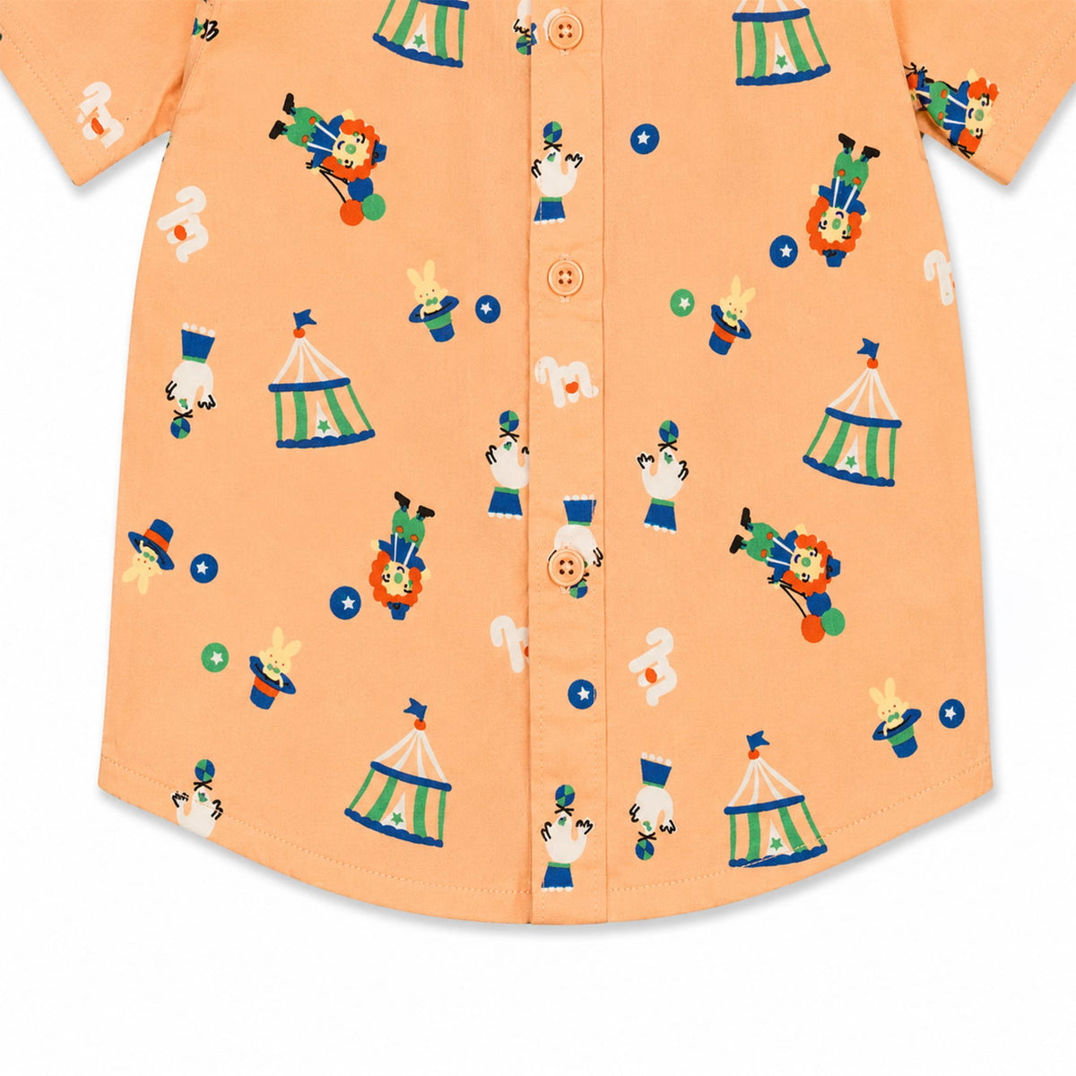 Milou Boys S/S Printed Shirt with Bow - Milou - Care. The Swiss Way Milou - Care. The Swiss Way