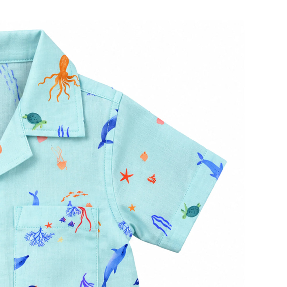 Milou Boys S/S Shirt and Shorts Co-Ord Set - Milou - Care. The Swiss Way Milou - Care. The Swiss Way