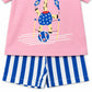Milou Boys S/S Tee and Stripe Shorts Set - Milou - Care. The Swiss Way