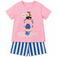 Milou Boys S/S Tee and Stripe Shorts Set - Milou - Care. The Swiss Way
