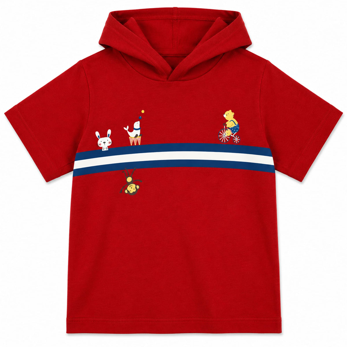 Milou Boys S/S Tee with Hoodie - Milou - Care. The Swiss Way