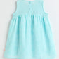 Girls Aqua Cotton Dress | Toddler Sleeveless A-Line Dress | Milou Kids - Milou - Care. The Swiss WayDress