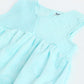 Girls Aqua Cotton Dress | Toddler Sleeveless A-Line Dress | Milou Kids - Milou - Care. The Swiss WayDress