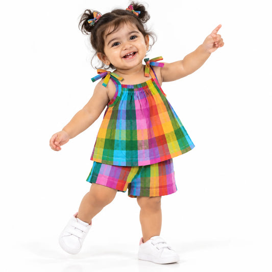 Milou Girls Cami Top & Shorts Set - Milou - Care. The Swiss Way