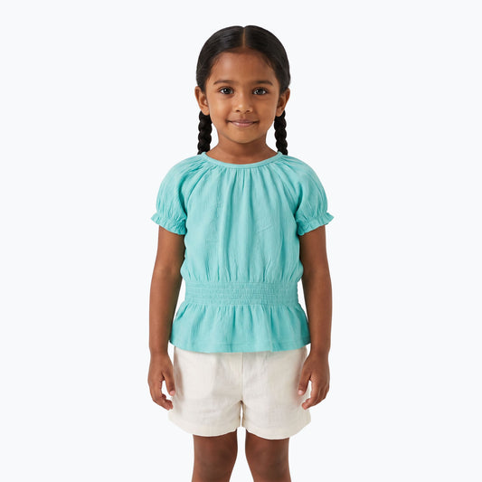 Milou Girls Cap-Sleeve Top - Milou - Care. The Swiss Way