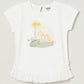 Milou Girls Cap Sleeve Top with Graphic Print - Milou - Care. The Swiss Way