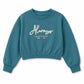 Milou Girls Crop Sweat Shirt - Milou - Care. The Swiss Way