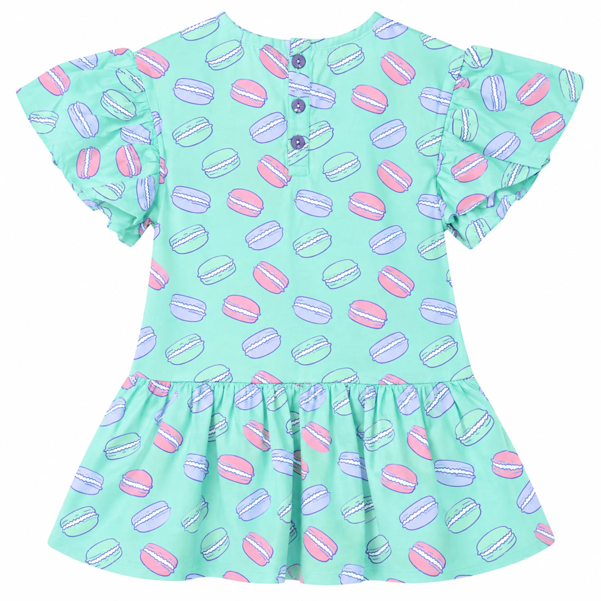 Milou Girls Flutter Sleeves Dress - Milou - Care. The Swiss Way