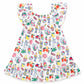 Milou Girls Flutter sleeves Dress - Milou - Care. The Swiss Way