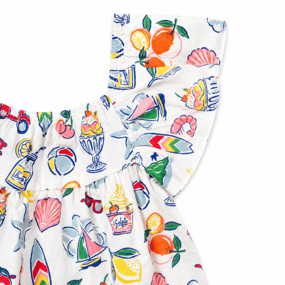 Milou Girls Flutter sleeves Dress - Milou - Care. The Swiss Way