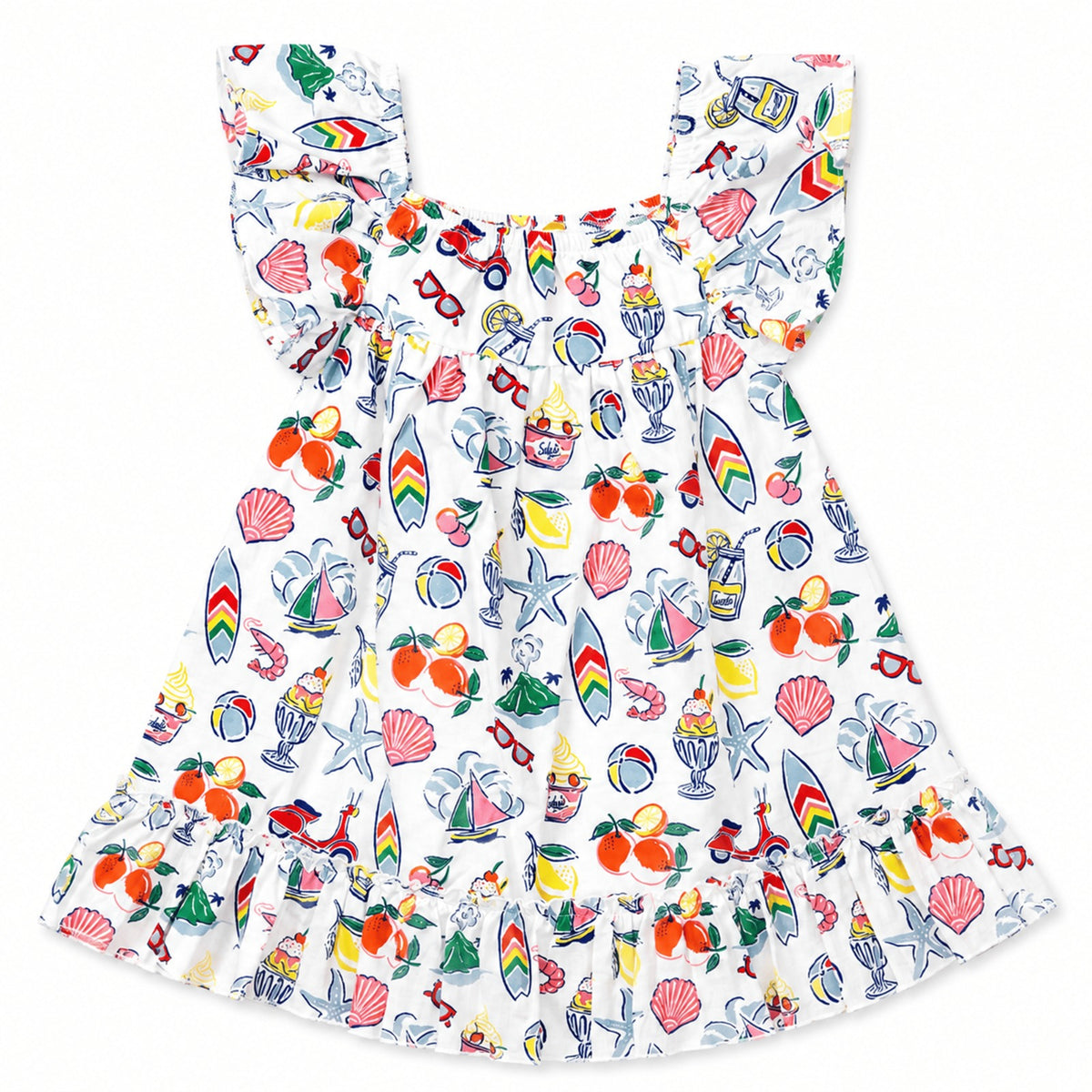 Milou Girls Flutter sleeves Dress - Milou - Care. The Swiss Way