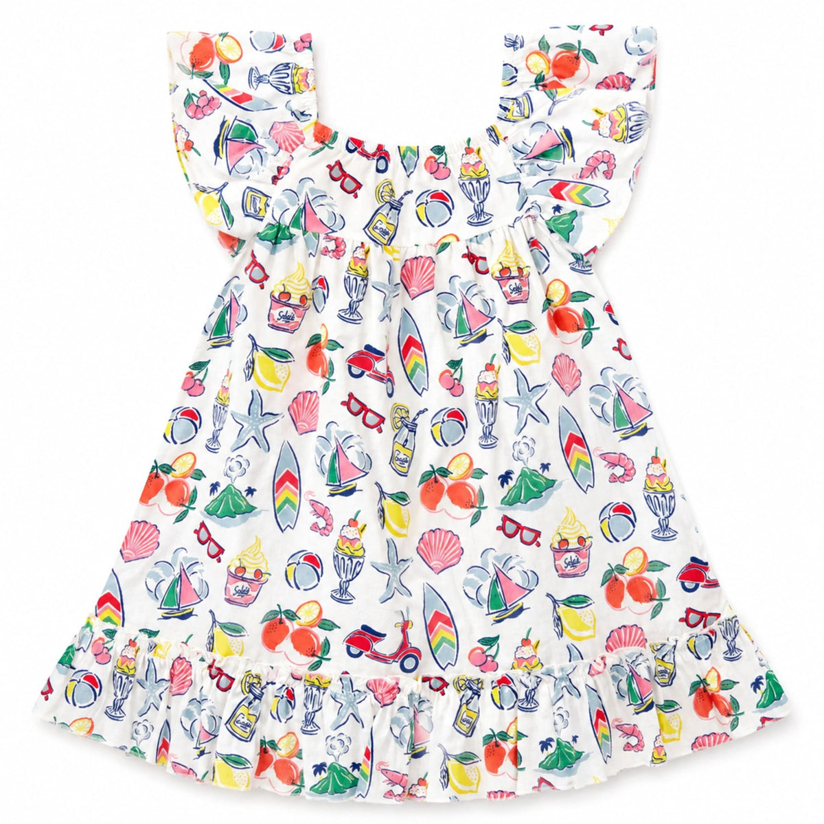 Milou Girls Flutter sleeves Dress - Milou - Care. The Swiss Way
