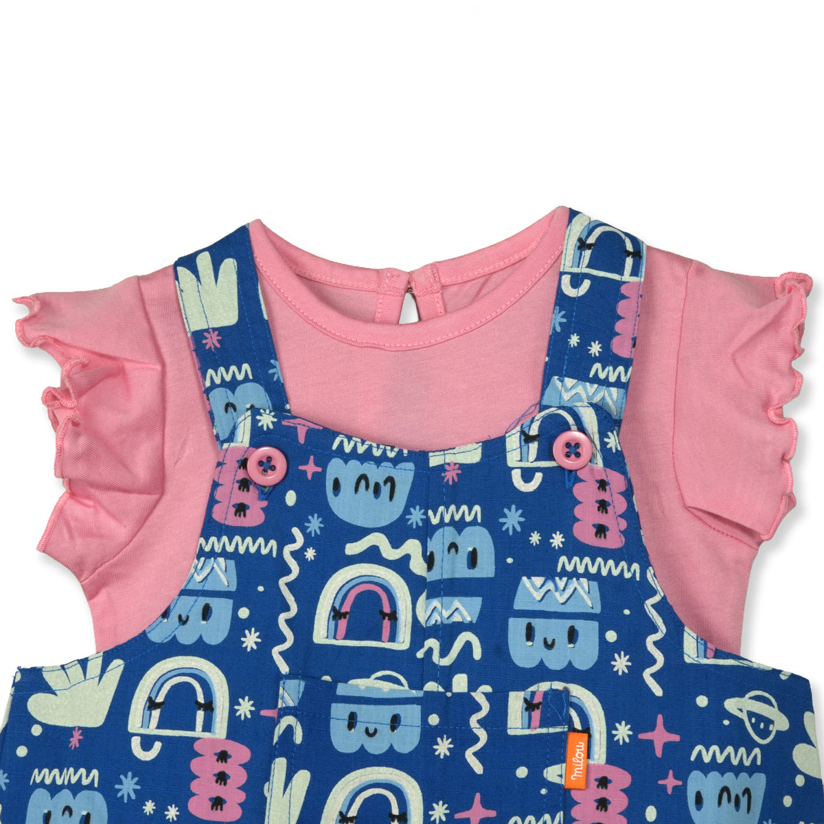 Milou Girls Pinafore and T-Shirt Set - Milou - Care. The Swiss Way