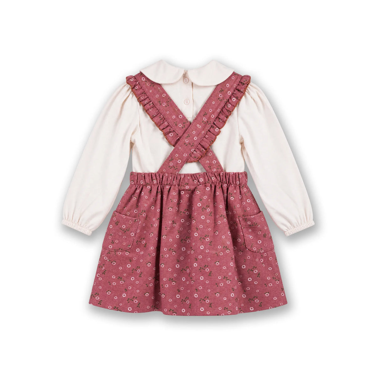 Milou Girls Pinafore and T-Shirt Set - Milou - Care. The Swiss Way Milou - Care. The Swiss Way