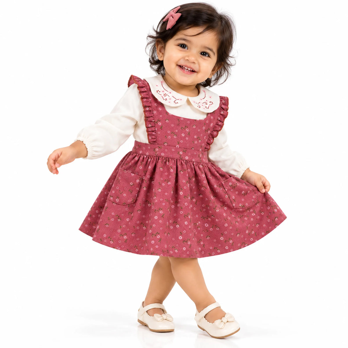 Milou Girls Pinafore and T-Shirt Set - Milou - Care. The Swiss Way