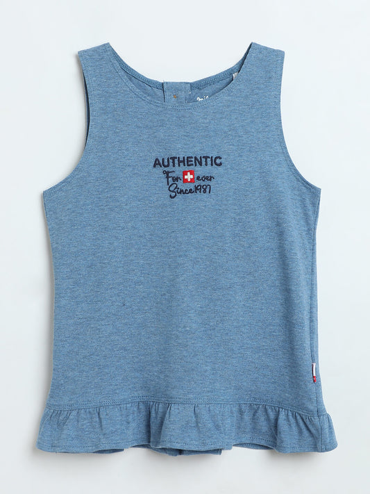 Milou Girls Pure Cotton Sleeveless Top - Milou - Care. The Swiss Way