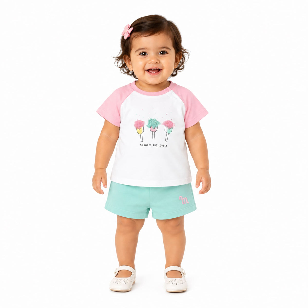 Milou Girls T-Shirt and Shorts Co-Ord Set - Milou - Care. The Swiss Way