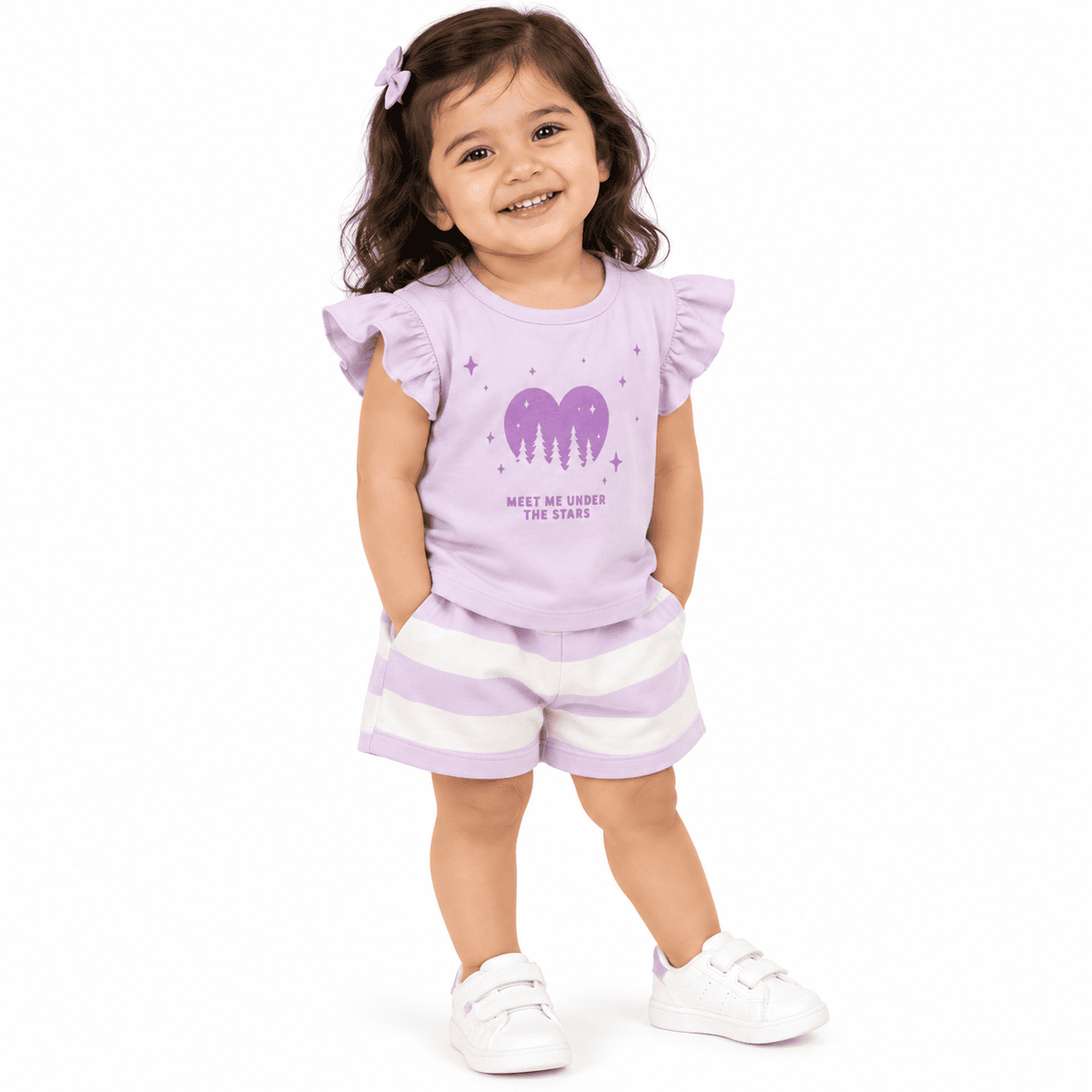 Milou Girls Top and Shorts Co-Ord Set - Milou - Care. The Swiss Way