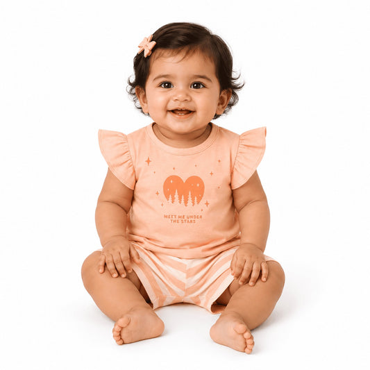 Milou Girls Top and Shorts Co-Ord Set - Milou - Care. The Swiss Way