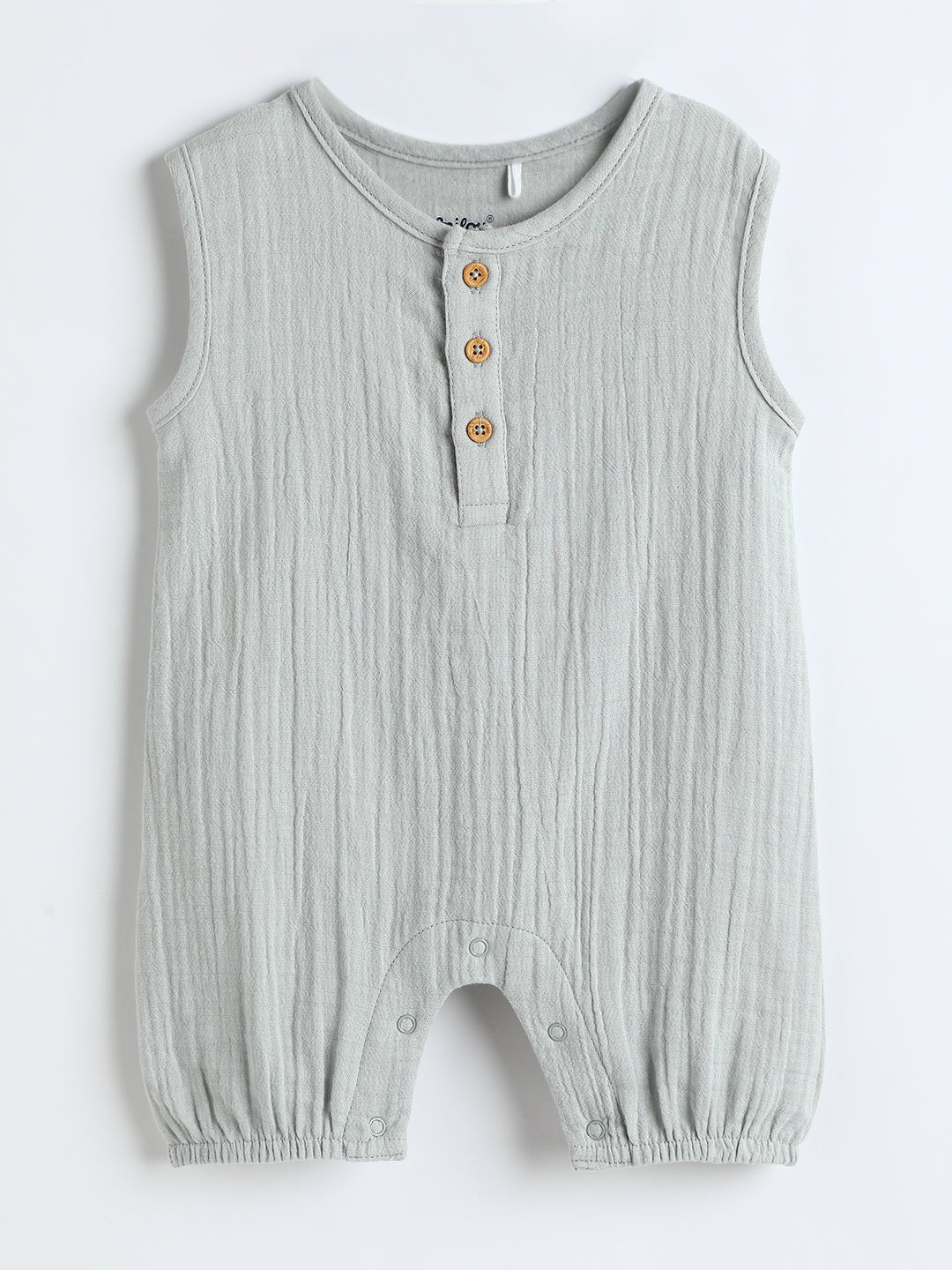 Milou Infant Girls Cotton Romper Grey - Milou - Care. The Swiss WayRomper Milou - Care. The Swiss Way