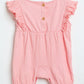 Milou Infant Girls Frill Sleeve Romper Pink - Milou - Care. The Swiss WayRomper