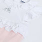 Milou Infant Girls Frill Sleeve Romper White & Pink - Milou - Care. The Swiss WayRomper