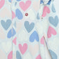 Milou Infant Girls Heart Print Bodysuit White - Milou - Care. The Swiss WayBodysuit