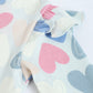 Milou Infant Girls Heart Print Bodysuit White - Milou - Care. The Swiss WayBodysuit