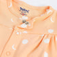 Milou Infant Girls Polka Print Romper Peach - Milou - Care. The Swiss WayRomper