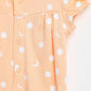 Milou Infant Girls Polka Print Romper Peach - Milou - Care. The Swiss WayRomper