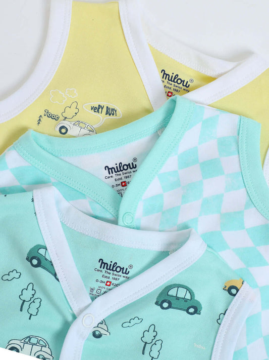 Milou Infant Unisex Jabla Multicolour Pack of 3 - Milou - Care. The Swiss Way