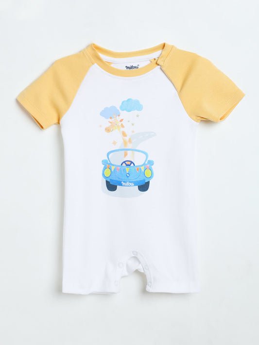 Milou Infants Short Sleeve Pure Cotton Romper - Milou - Care. The Swiss Way