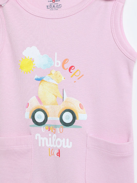 Milou Infants Sleeveless Pure Cotton Romper - Milou - Care. The Swiss Way