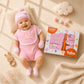 Milou Newborn 5-Piece Clothing Gift Set | Pink | 0-3 Months | Bunny Print - Milou - Care. The Swiss Way