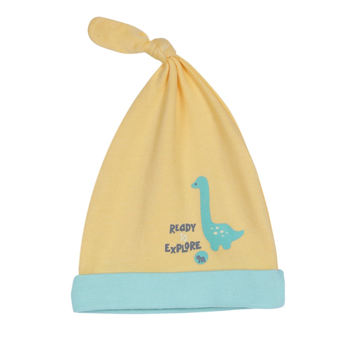 Milou Newborn Baby Romper Gift Set Yellow Dino Print Set - Milou - Care. The Swiss WayGift Set