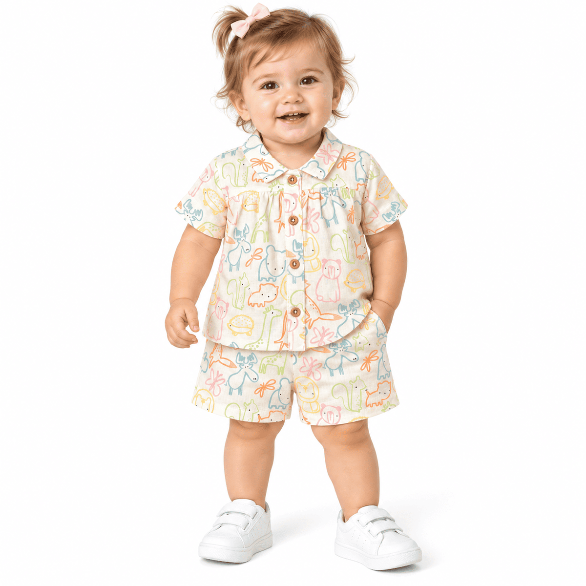 MILOU GIRLS SHORTS SET