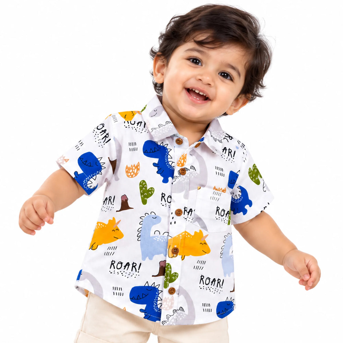 Milou Boys S/S Printed Shirt
