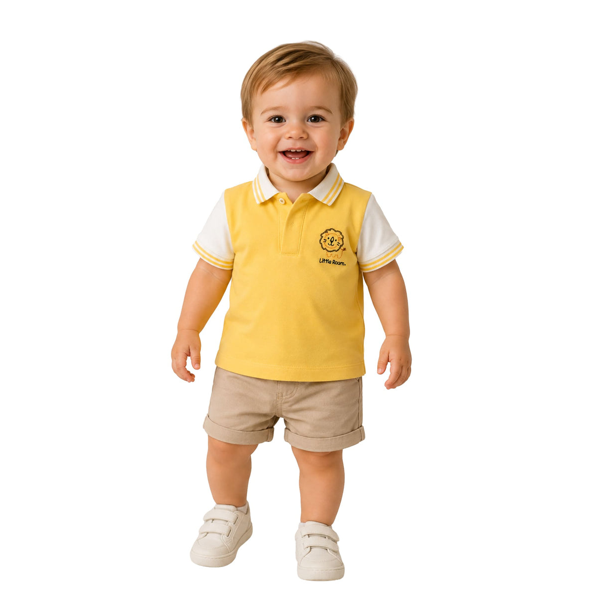 Milou Boys Color Block Polo T-Shirt