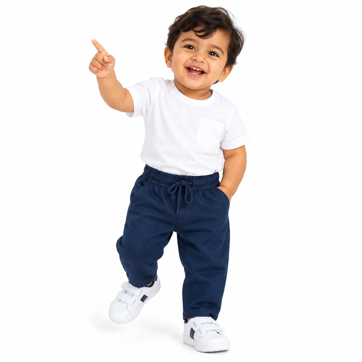 Milou Boys Woven Loose Fit Pants