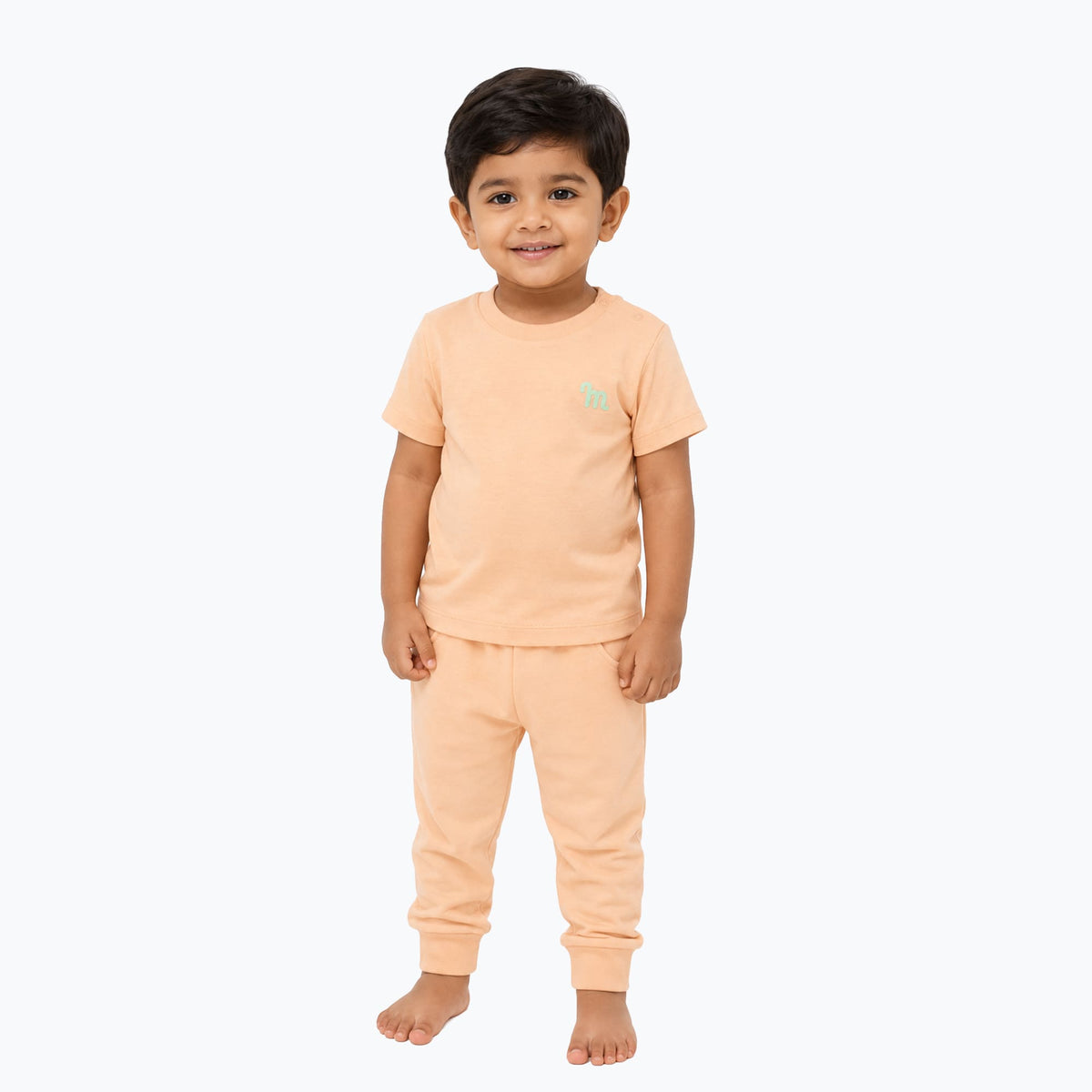 Milou Boys S/S Tee with Knit Pants Set