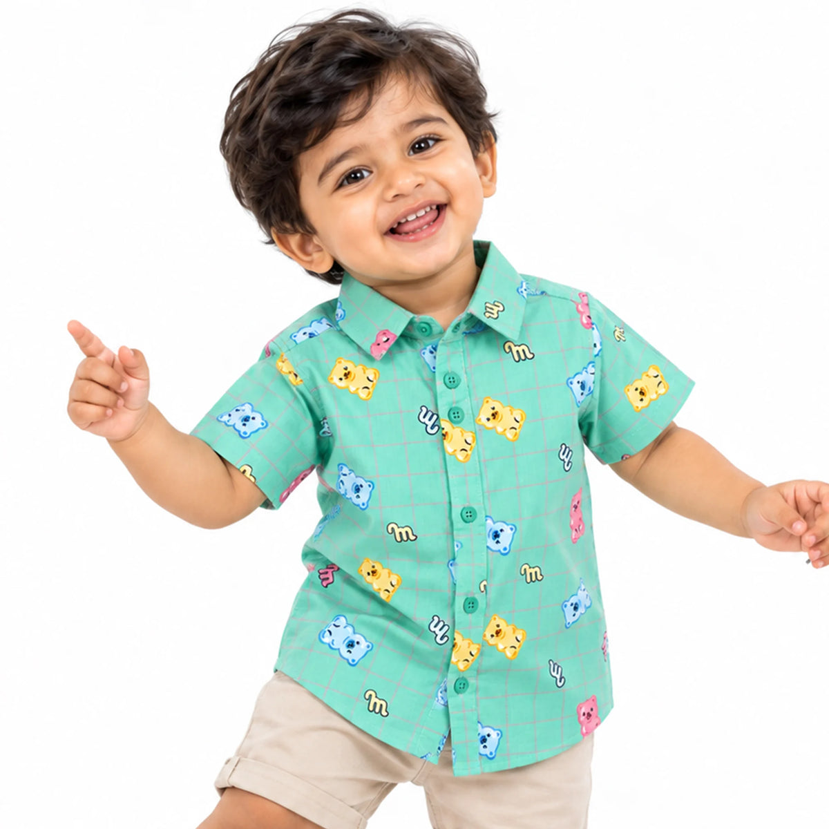 Milou Boys S/S Printed Shirt