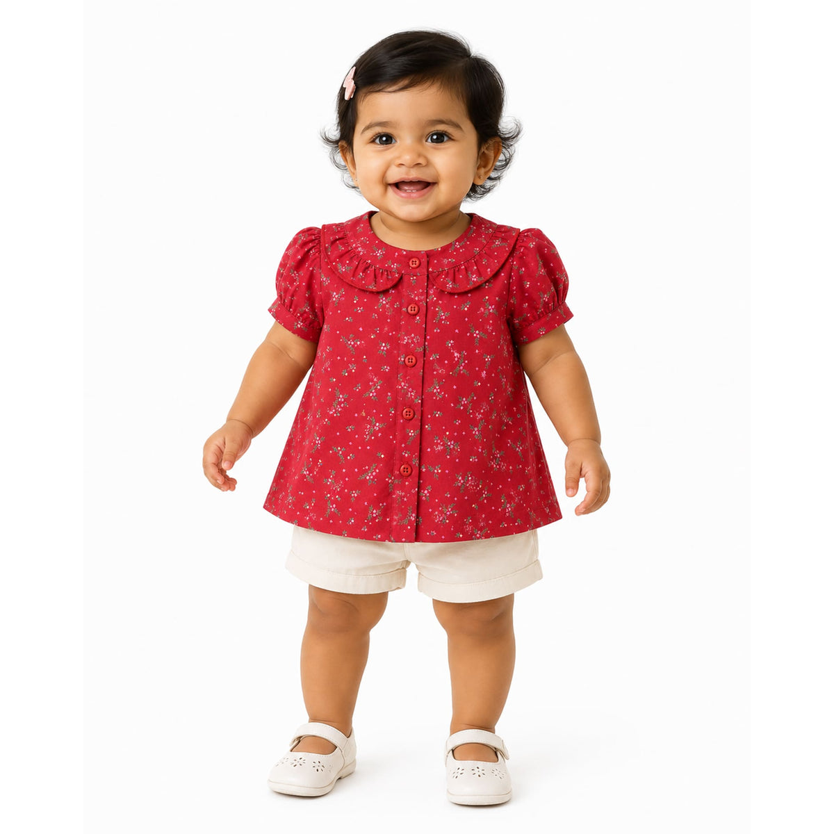 Milou Girls S/S Woven Top