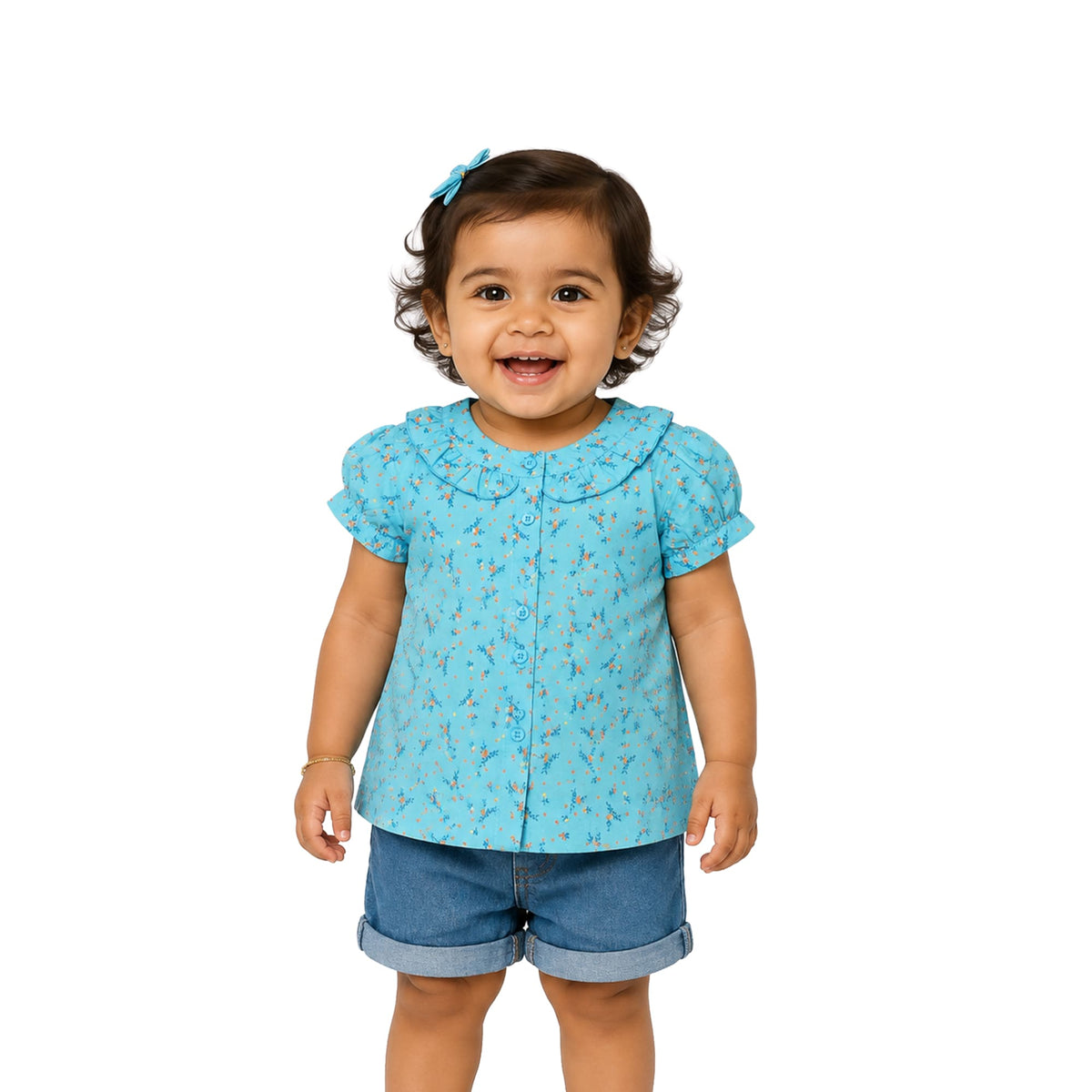 Milou Girls S/S Woven Top