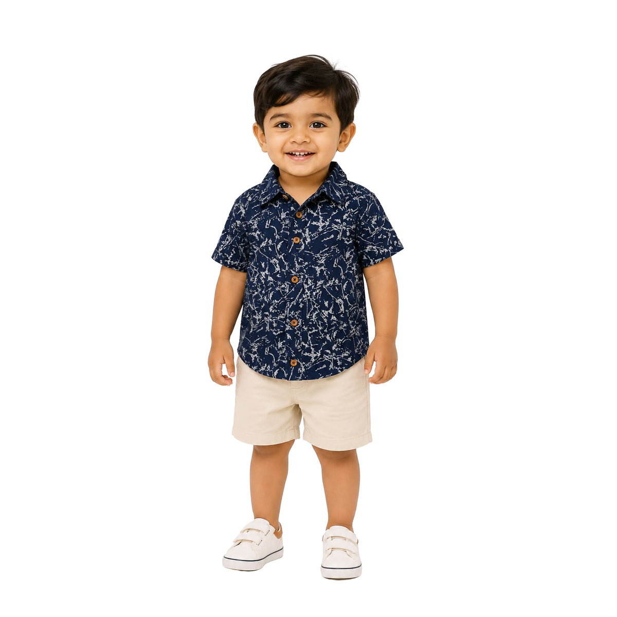 Milou Boys S/S Printed Shirt